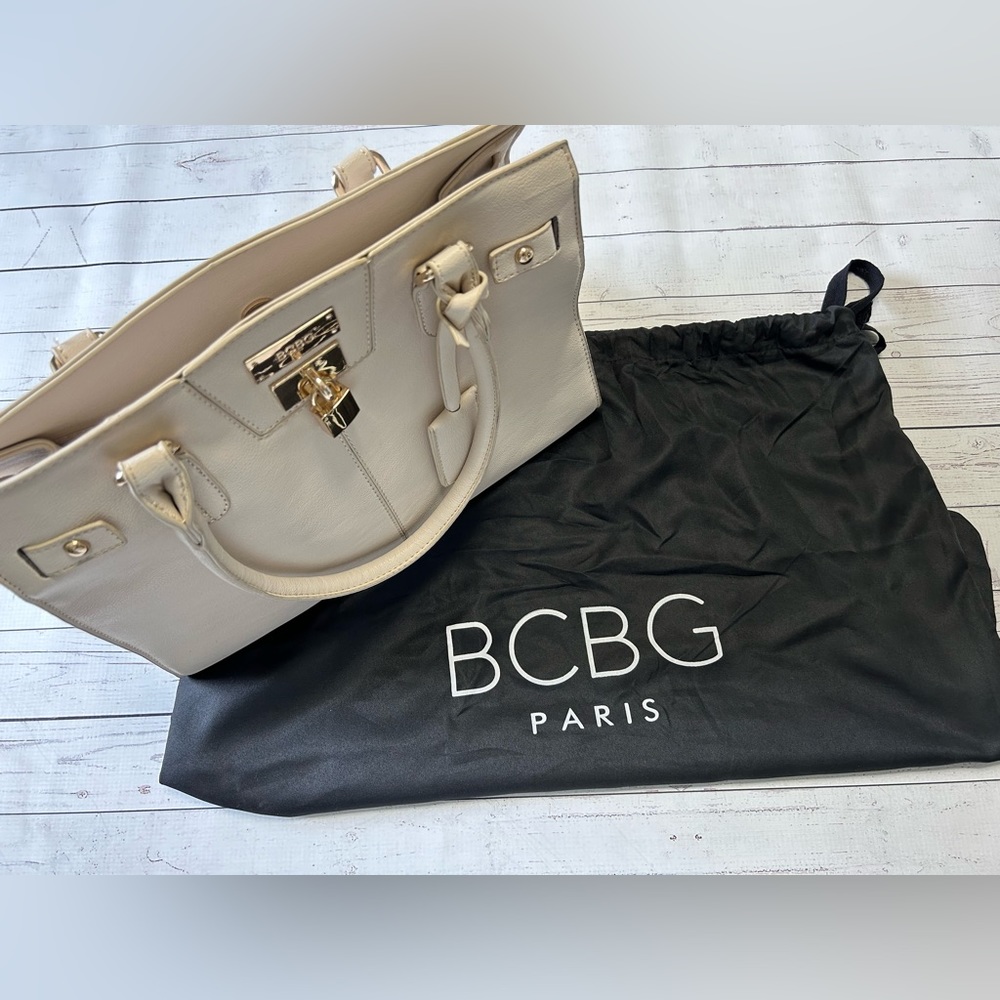 Cream BCBG Paris Handbag